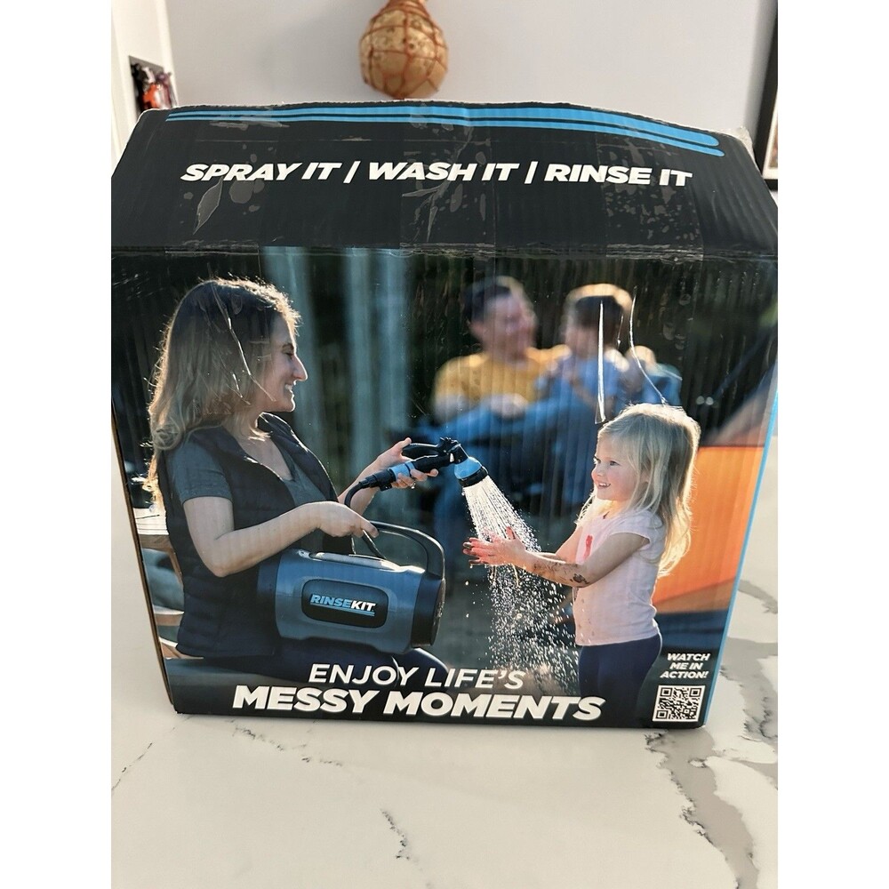 RinseKit Pod Portable Shower 1.5 Gallon Requires No Battery